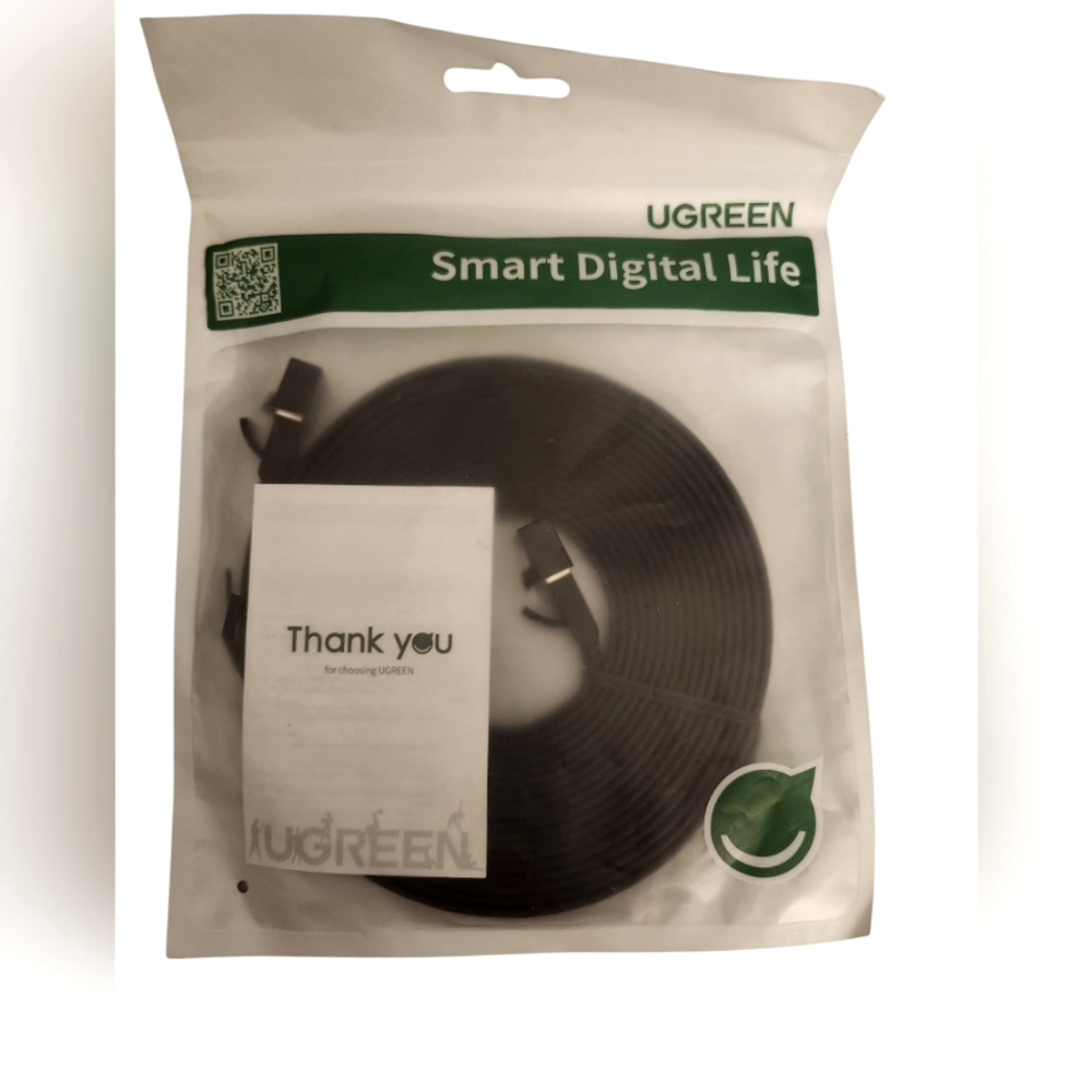 UGREEN Black Ethernet Cable For Gaming